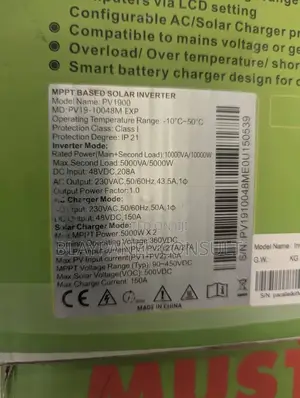 Must 10kw 48v Hybrid Solar Inverter