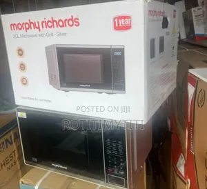 1year Warranty Morphy Richards Microwave 20 Liters With Grill Silver