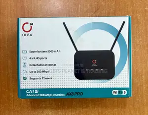 Olax Ax8 Pro Cat4 Wifi 6 5000mah Battery With Sma Antenna 4g Router