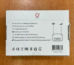 Olax Ax8 Pro Cat4 Wifi 6 5000mah Battery With Sma Antenna 4g Router