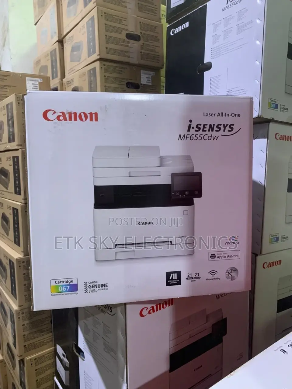 Canon I-Sensys Mf655cdw All in One Laserjet Printer