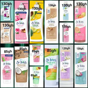 St Ives Lotion Shower Gel Scrub Body Care (Each Has Price)