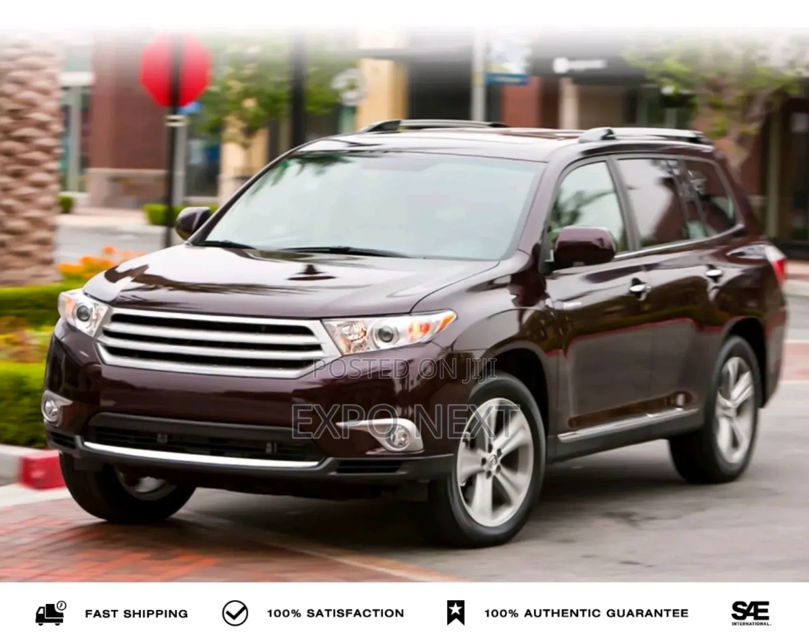 Headlights 2011-2013 Toyota Highlander Chrome Pair