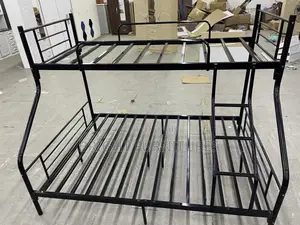 Bunk Bed/ Metal Double Down One and Half Top Bunk Bed
