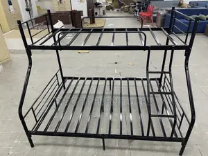 Bunk Bed/ Metal Double Down One and Half Top Bunk Bed