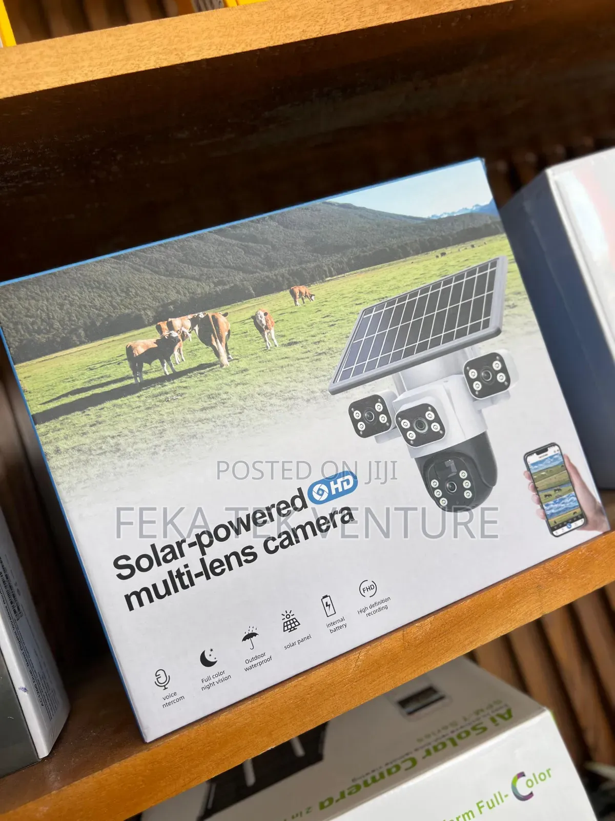 Triple Lens CCTV Solar Camera 4g Sim