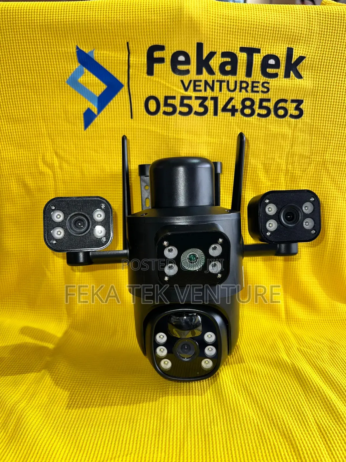 Triple Lens CCTV Solar Camera 4g Sim