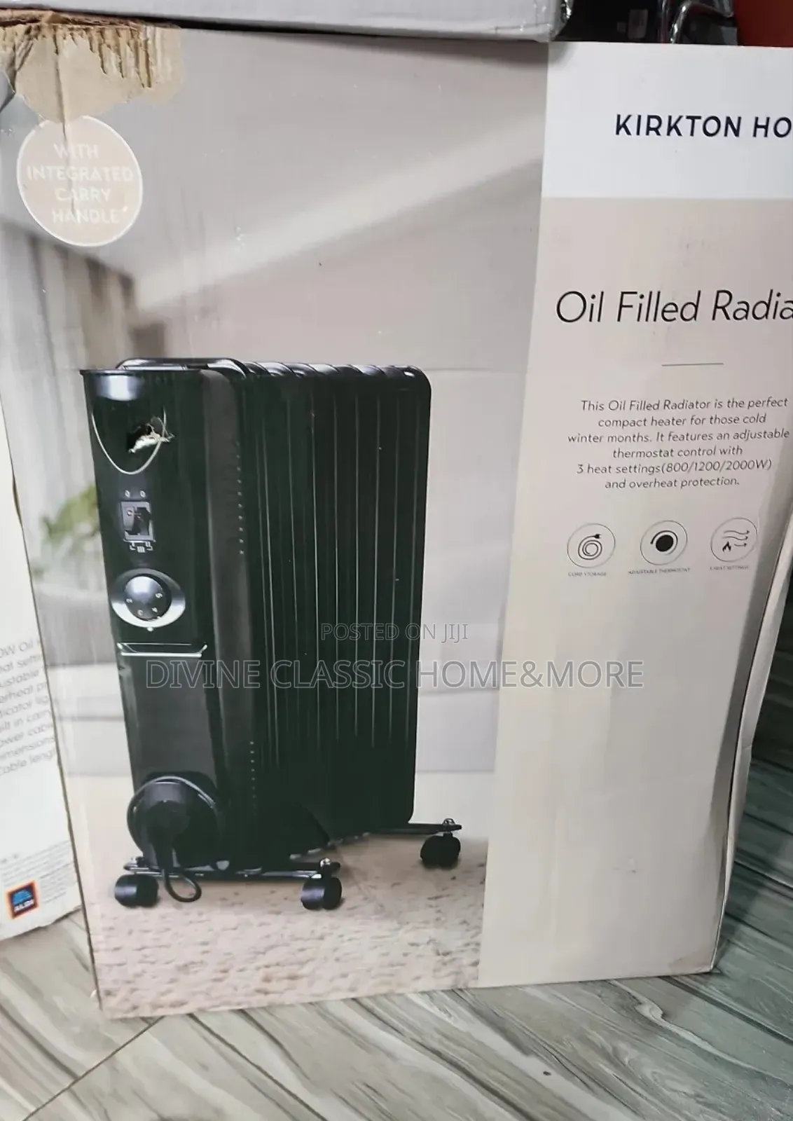 Kirkton House Oil Filled Radiator Room Heater