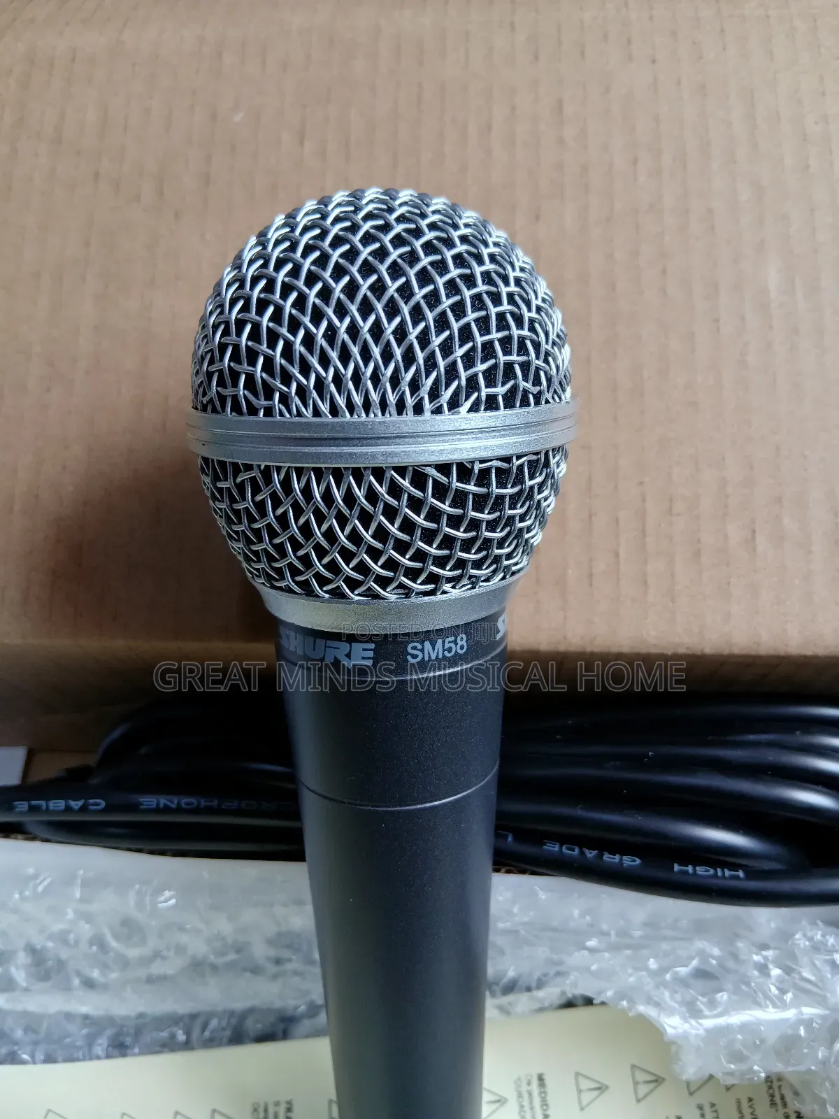 Shure Sm58 Cord Microphone