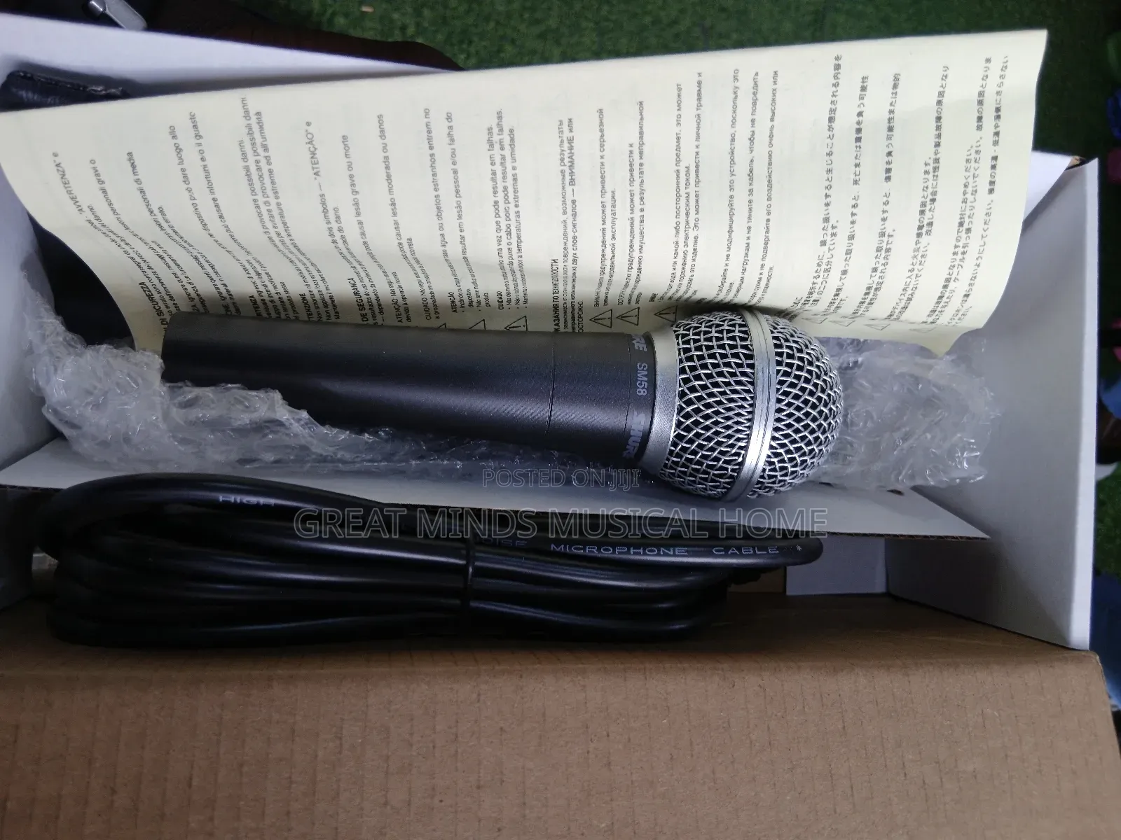 Shure Sm58 Cord Microphone