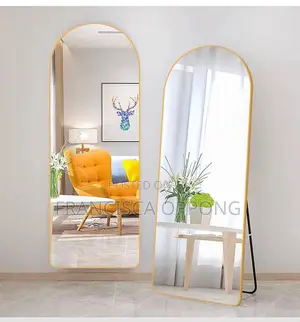 Arched Shaped Full Body Length Mirror With Stand