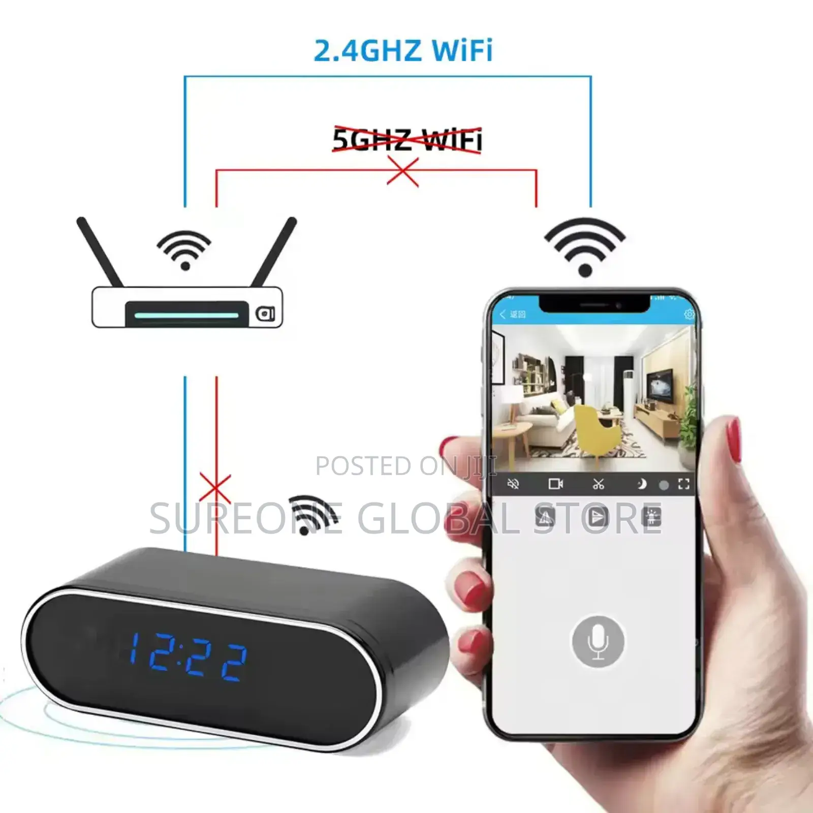 New Hd Mini Camera, Wireless Wifi Home Security Camera