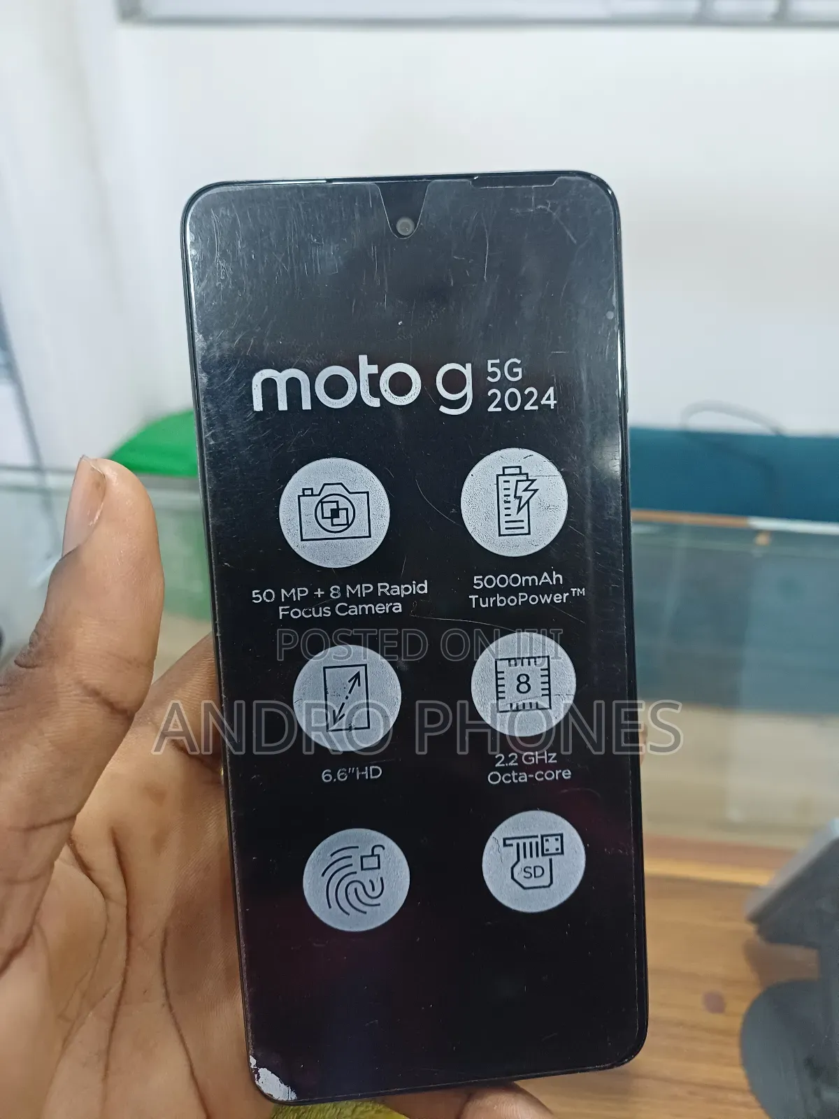 New Motorola Moto G 5G 128 GB Blue