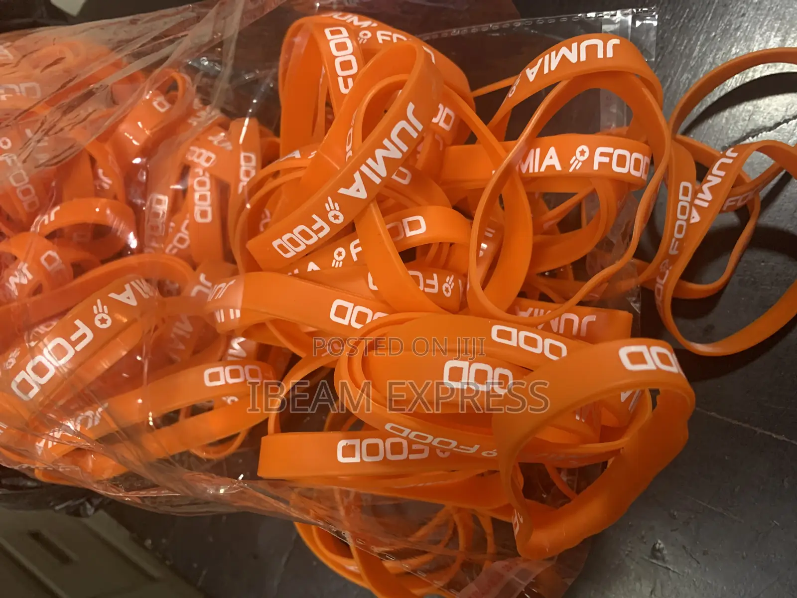 One Color Ink Printing on Wristbands