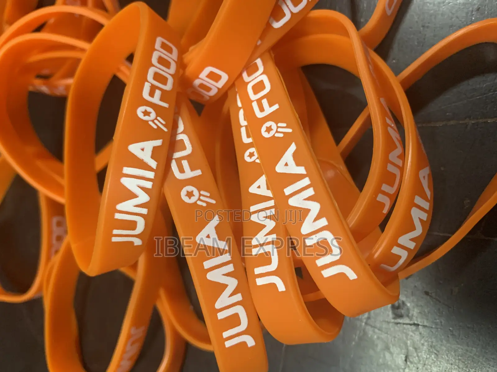 One Color Ink Printing on Wristbands