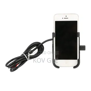 360° Motor Bikes and Bicycle Usb Mount Holder for Mobile Phones