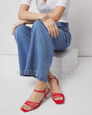 Strappy Kitten Heel Sandal (Us Sizes 7/8)