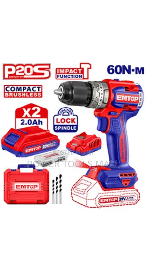 Cordless Compact Impact Drill Emtop