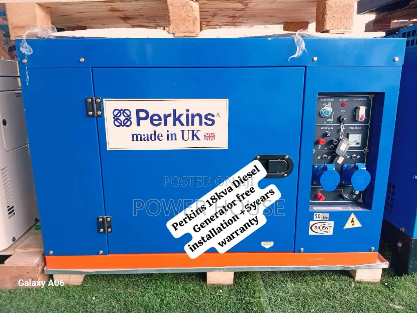Output Machine Perkins Diesel Generator 18kva Silent Perkins Generator