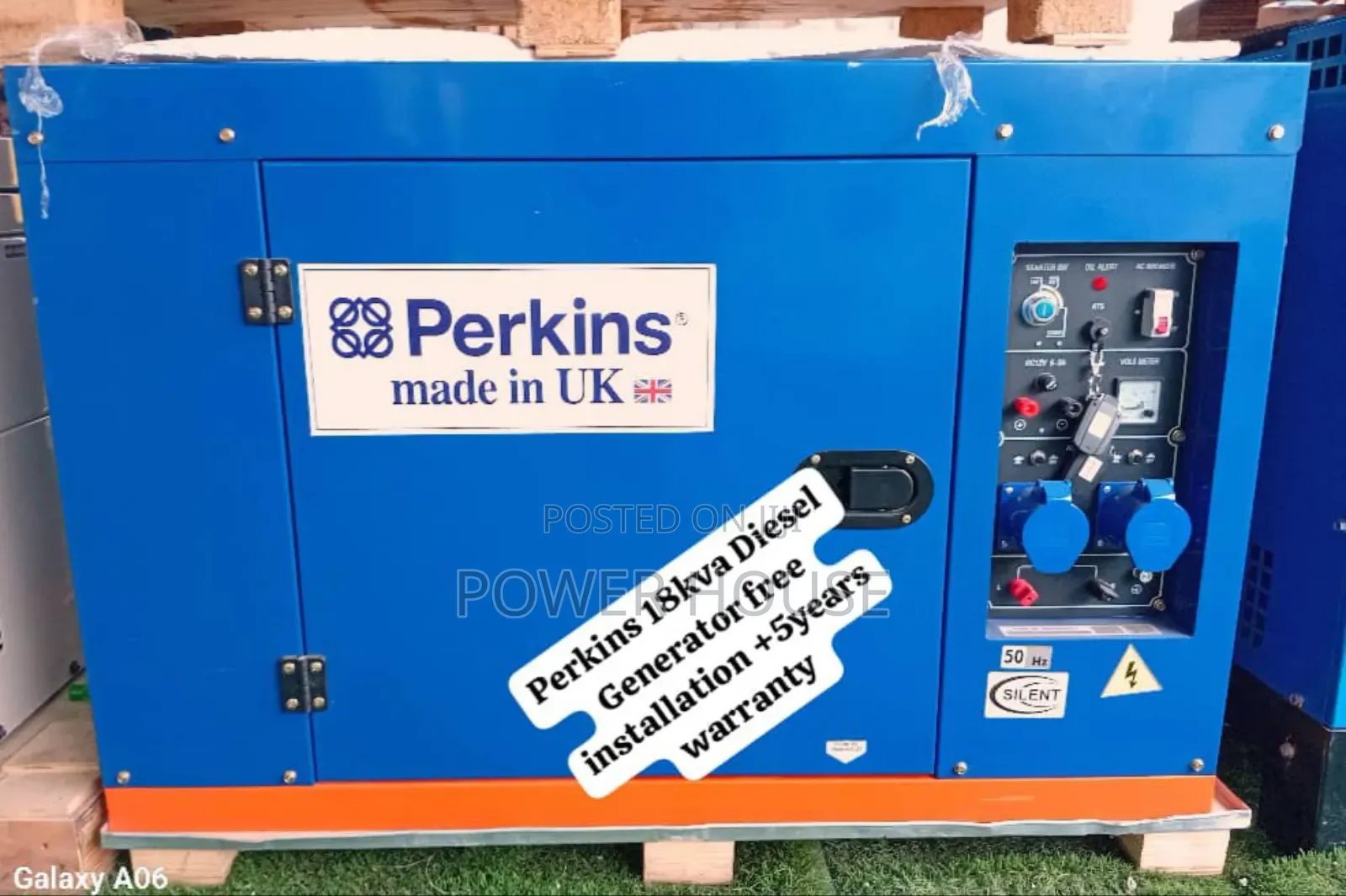 Make-a-Thing Perkins Diesel Generator 18kva Silent Perkins Generator