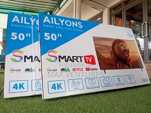 50" Tv Smart Uhd Android 14 T2/S2 +Memory1.5gb+8gb Storage Smart Tv