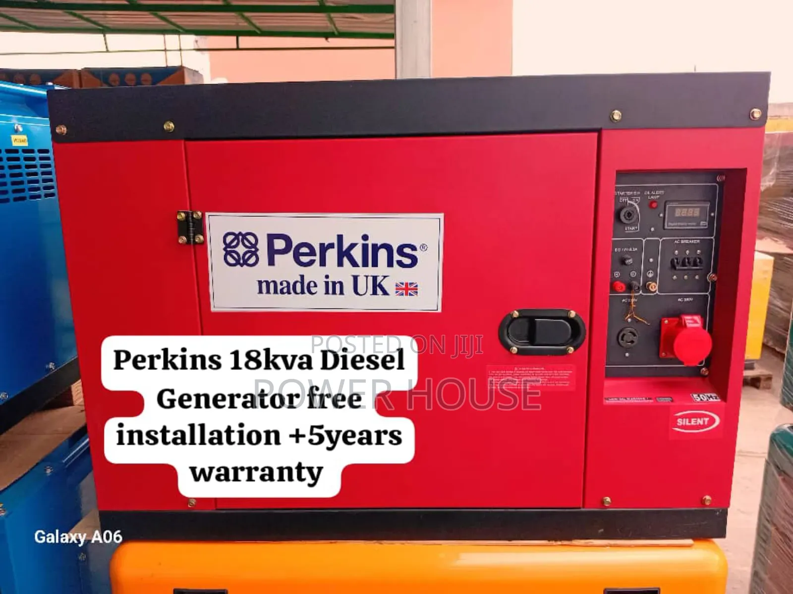 Draft Drive Perkins Diesel Generator 18kva Silent Perkins Generator