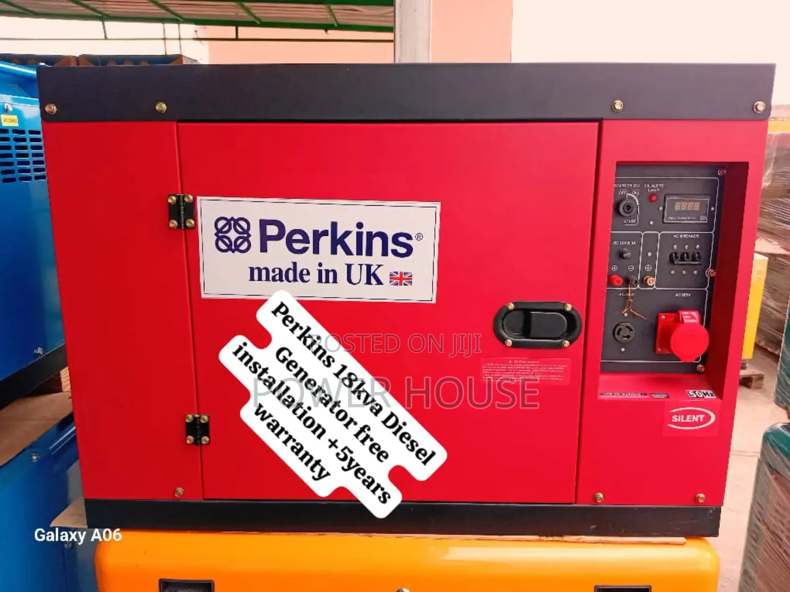 Tool Tray Perkins Diesel Generator 18kva Silent Perkins Generator