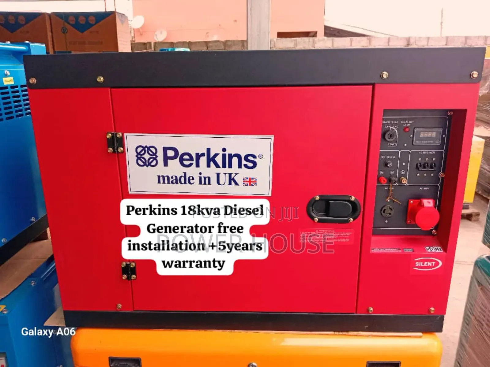 Output Ops Perkins Diesel Generator 18kva Silent Perkins Generator