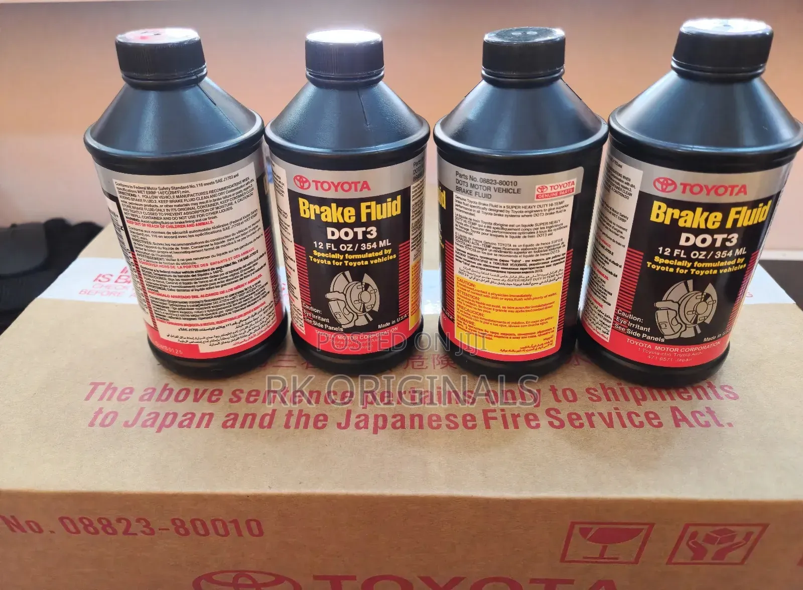 Toyota Dot3 Brake Fluid Imported From Japan 354ml