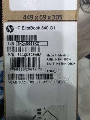 New Laptop HP EliteBook 840 G11 16GB Intel Core Ultra 5 SSD 256GB