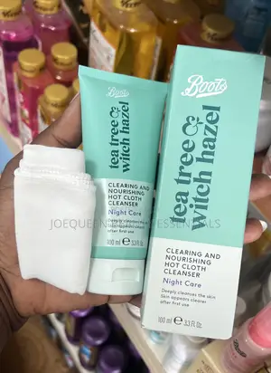 Tea Tree And Witch Hazel Cleanser And Hot Cloth