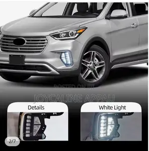 Hyundai Santa Fe 2017-2020 Sport Fog Light and Cover Led Complete