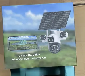 Solar Camera 4 Lens Adjustable 4g Camera With Motion Detector + 64gb