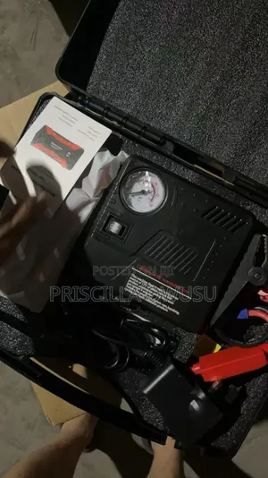 Car Battery Jumper With Tyre Pump
