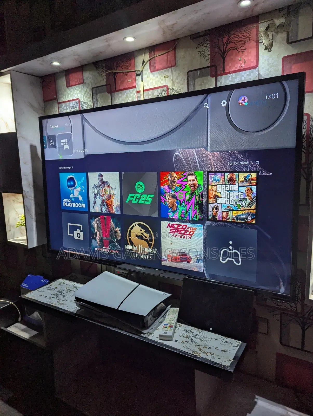 Sony Play Station 5 Slim 1terrabyte With Games