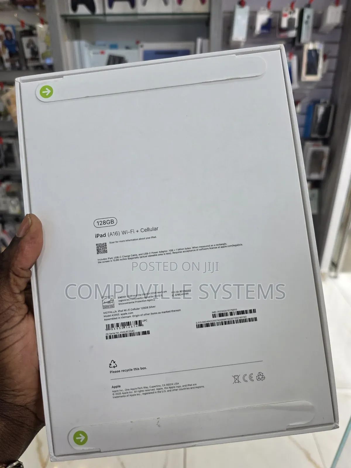 New Apple iPad (2025) 128 GB Silver