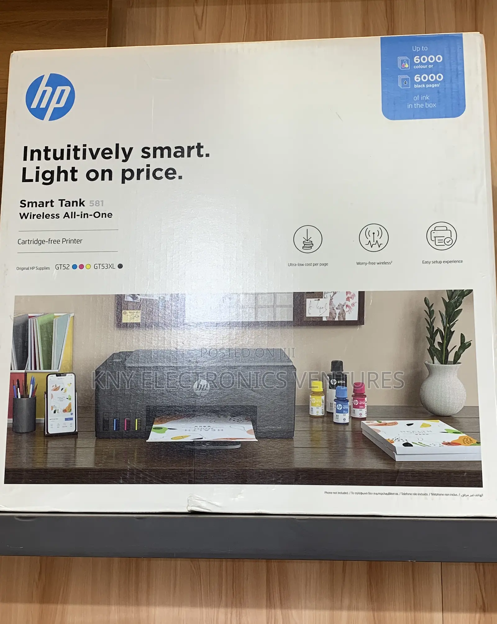 Hp Smart Tank 581 All-in-One Wifi Colour Printer