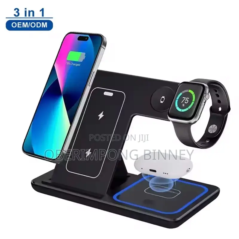 3 in 1 Wireless Charging Station