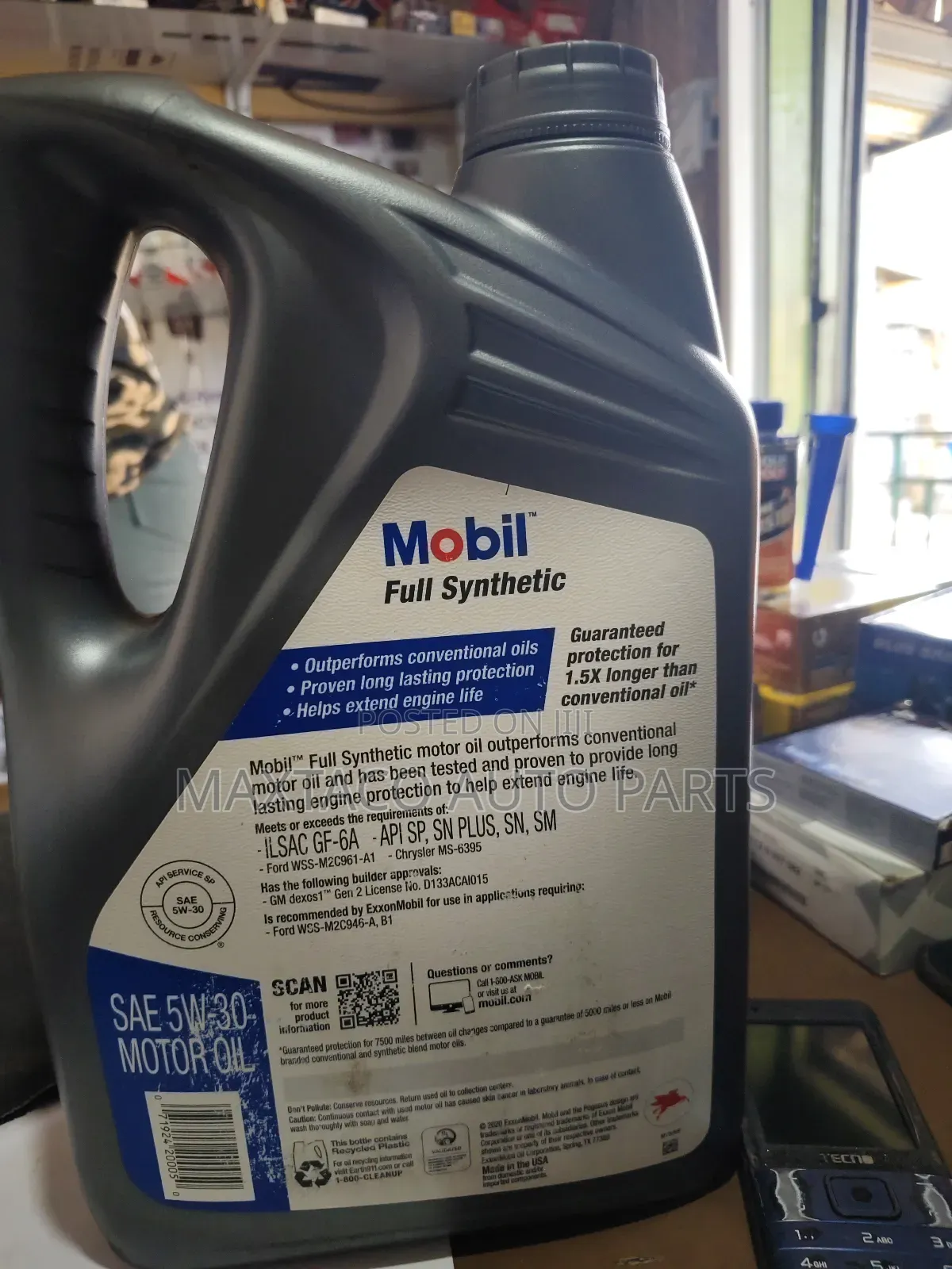 Mobil 5w-30 Full Synthetic Engine Oil