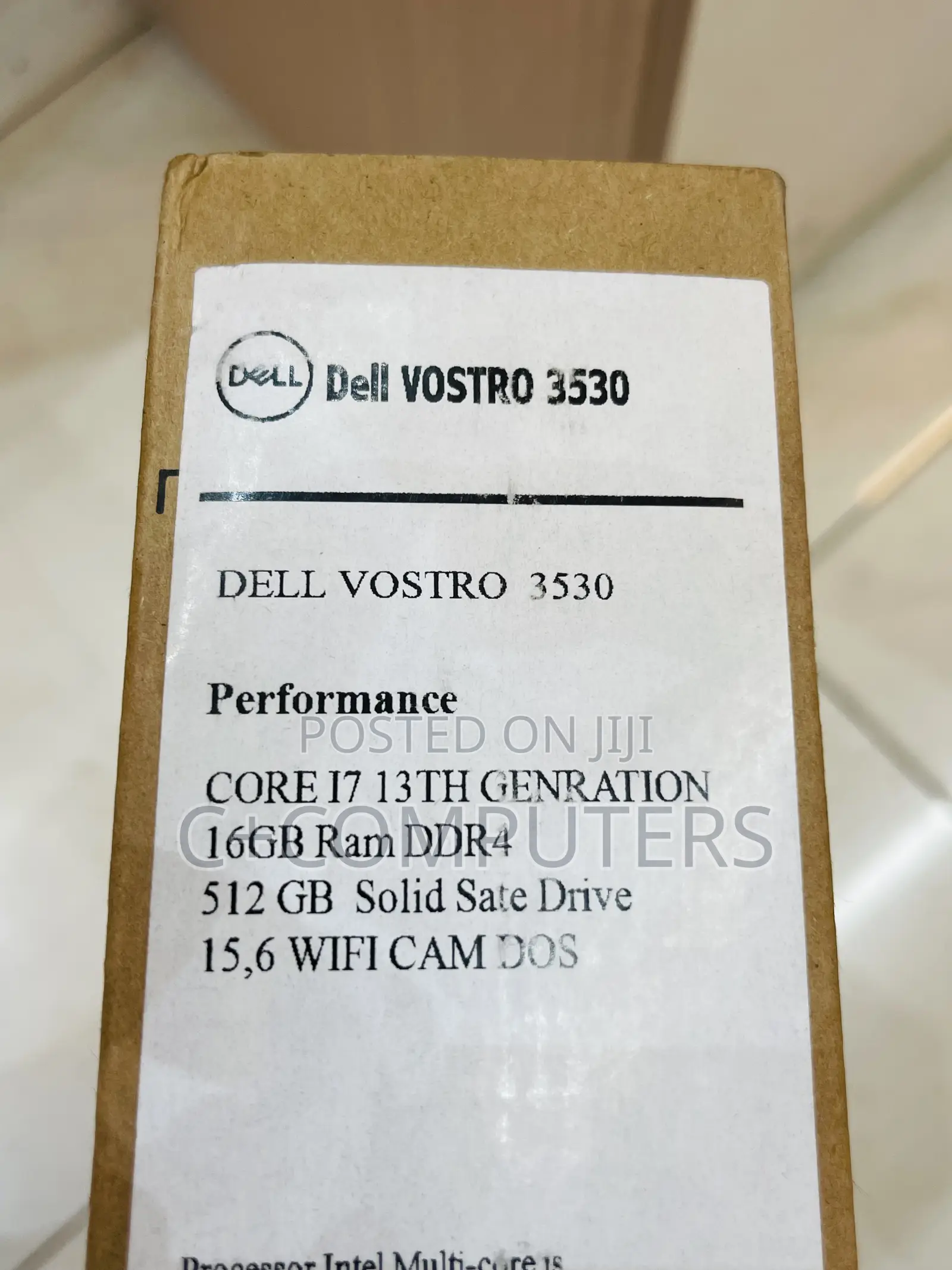 New Laptop Dell 16GB Intel Core I7 SSD 512GB