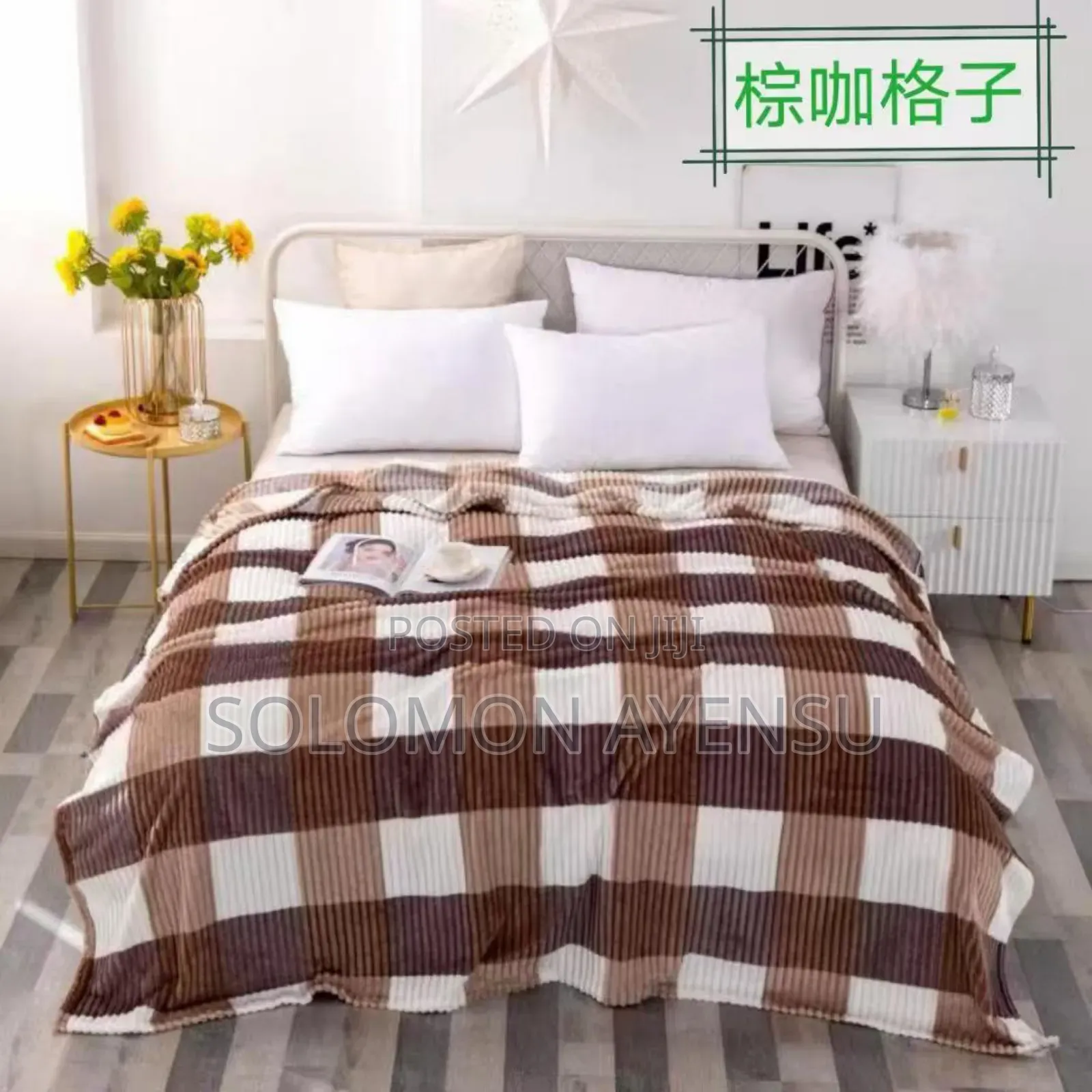 Quality Luxurious 3 Pieces Blanket Set Available in Different Colours