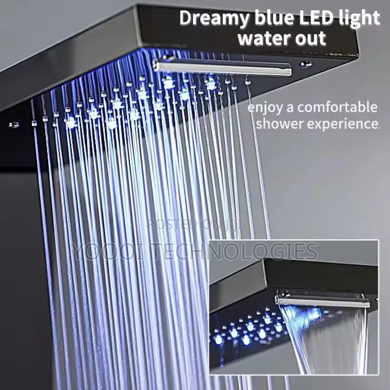 Spa Massage Digital Display Screen Shower Mixer Set