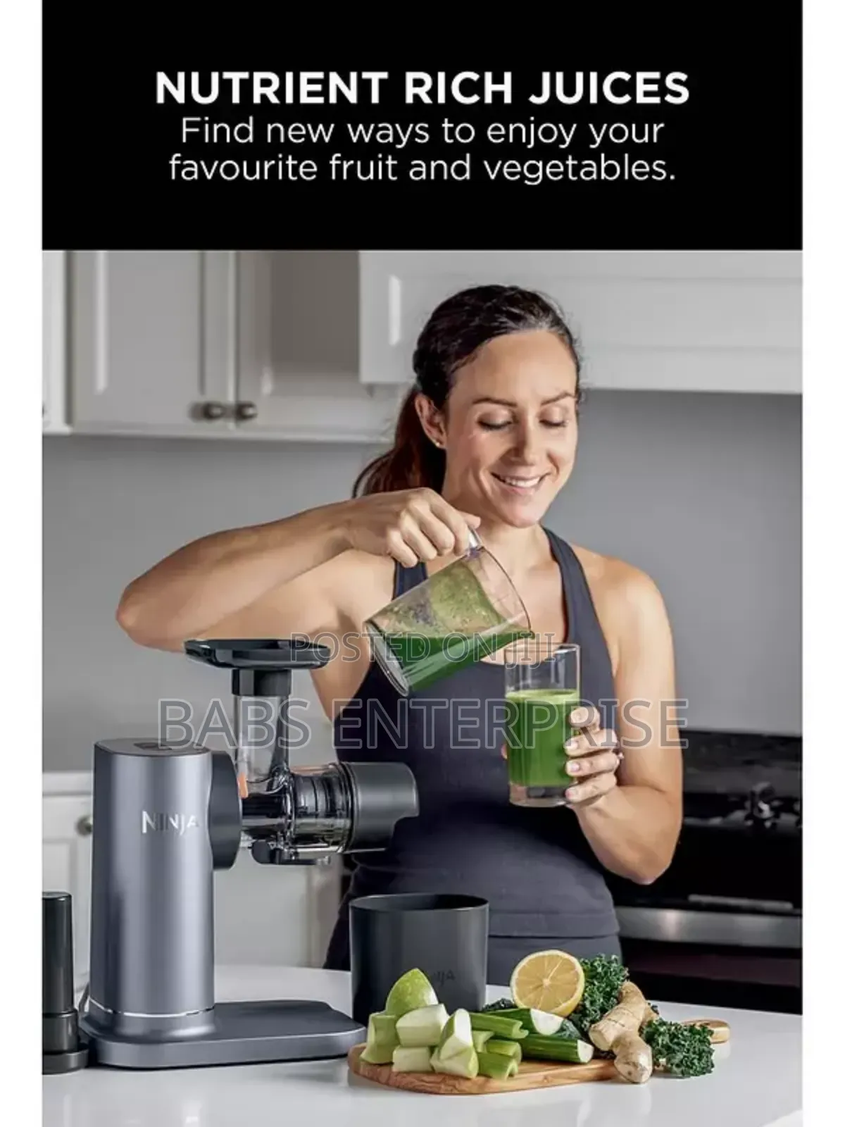 Ninja
Cold Press Juicer With Anti-clog Filter Jc151uk