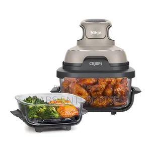 Ninja Crispi 4 in 1 Portable Glass Air Fryer- Stone Fn101ukst