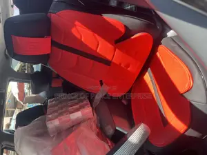 Complete Luxury Leather Red and Black Seat Cover