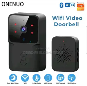 Wireless Smart Doorbell Home Security Camera With Alexa