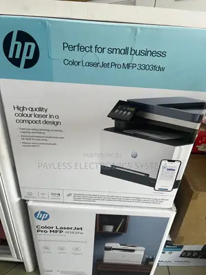 Hp Color Laserjet Pro MFP 3303fdw - Wireless, Print, Scan, Copy, Fax,