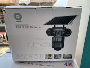 3 Lens (Triple Lens) 4g Solar-Powered PTZ Outdoor CCTV Camera V380pro