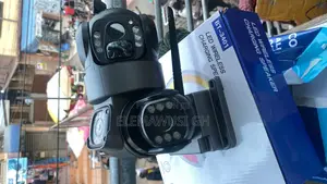 3 Lens (Triple Lens) 4g Solar-Powered PTZ Outdoor CCTV Camera V380pro