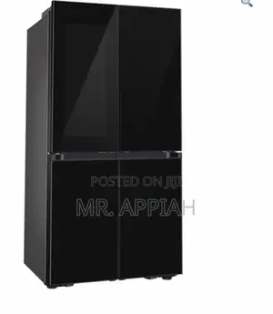 Samsung-Rf65db970e22 Fridge 4 Doors 650ltr Black See Wd Smart 